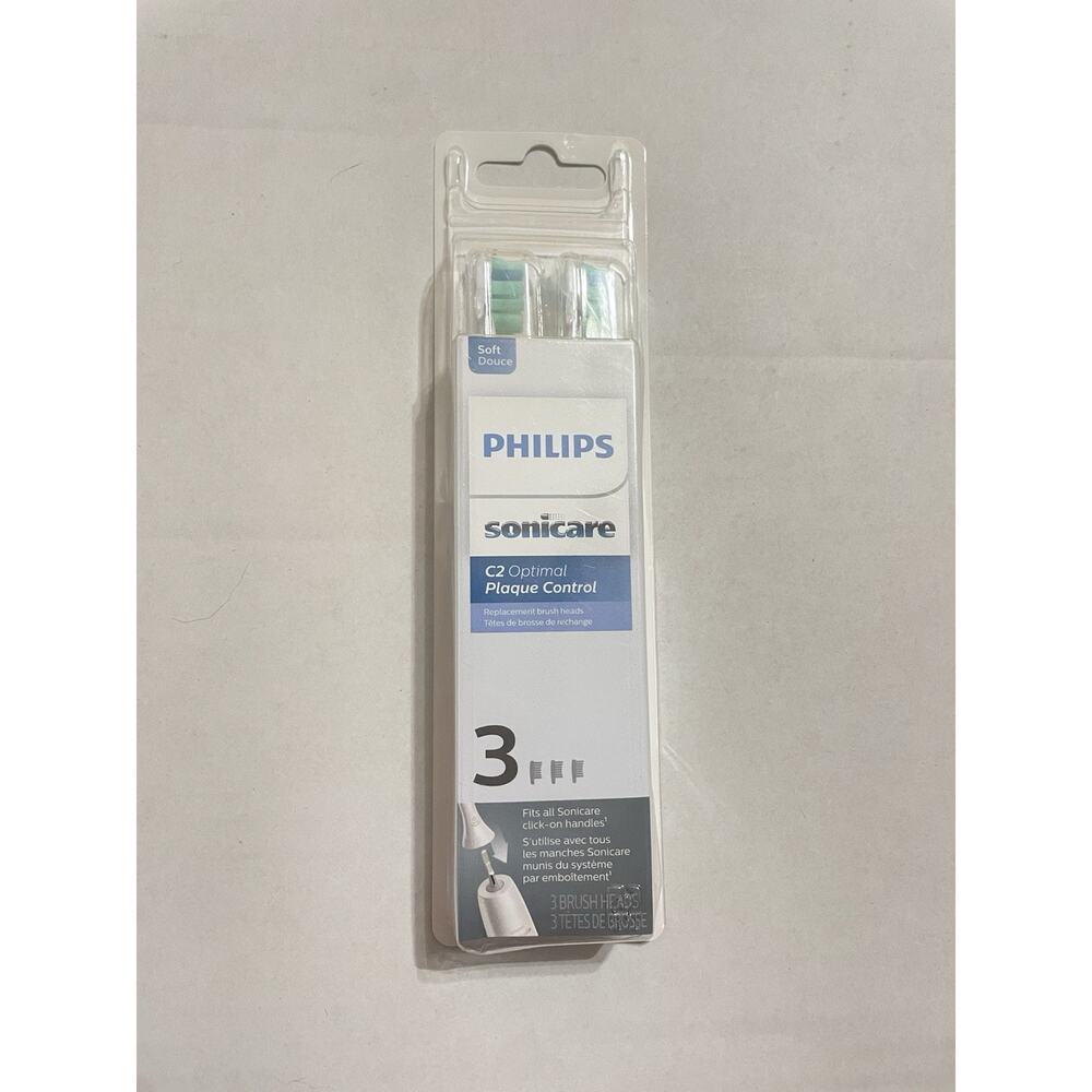 Philips Sonicare C2 Optimal Plaque Control Tooth Brush Replacement Heads 3 Pack